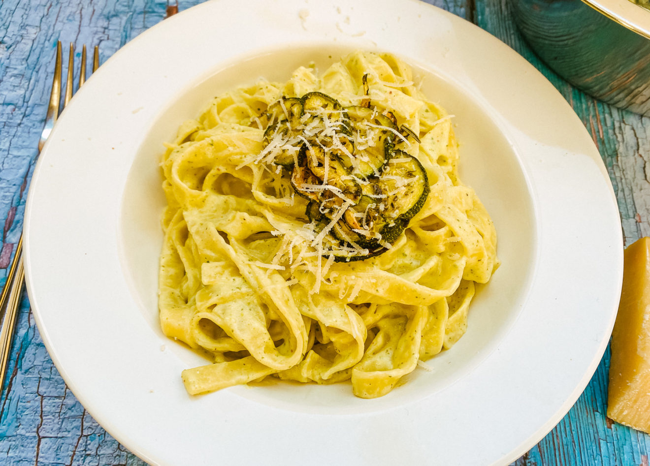 Italienische Pasta - Tagliatelle mit Zucchini-Quark-Soße - Good Morning ... Italienische Pasta - Tagliatelle mit Zucchini-Quark-Soße - Good Morning ...